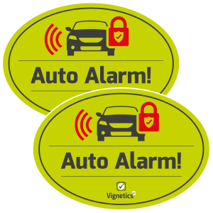 Auto Alarm Sticker